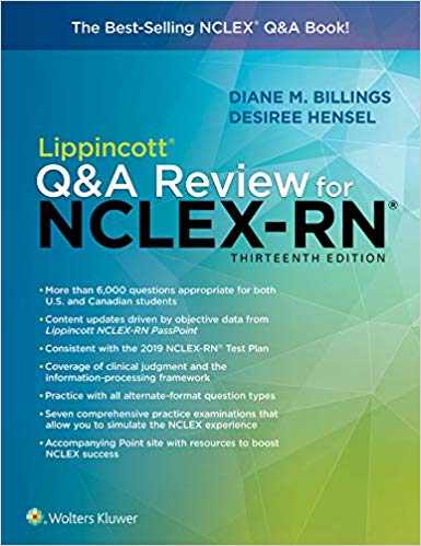 Lippincott Q&A Review for NCLEX-RN (Lippioncott's Review For NCLEX-RN) 13th Edition